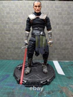 Star Wars Galen Marek Starkiller Custom Action Figure With 2 Extra Heads