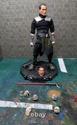 Star Wars Galen Marek Starkiller Custom Action Figure With 2 Extra Heads