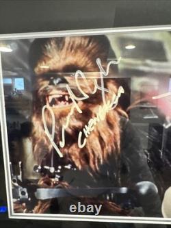 Star Wars Han Solo & Chewbacca Photo Limited Signature Edition Custom Frame