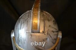 Star Wars Helmet Full Size Clonetrooper Custom Painted Battle Damage Silver Gold