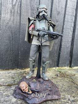 Star Wars Hot Toys Mudtrooper Han Solo With Custom Base