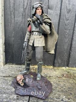Star Wars Hot Toys Mudtrooper Han Solo With Custom Base
