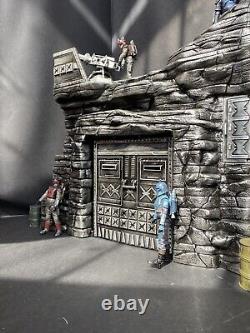 Star Wars Hoth Mandalorian Outpost Building 1/18 Diorama Endor Vintage Custom