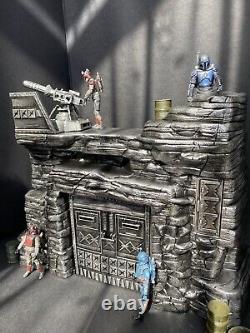 Star Wars Hoth Mandalorian Outpost Building 1/18 Diorama Endor Vintage Custom