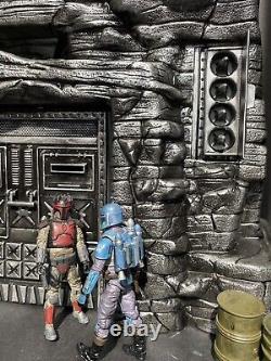 Star Wars Hoth Mandalorian Outpost Building 1/18 Diorama Endor Vintage Custom