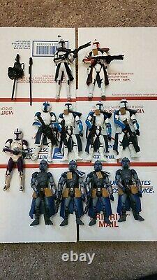 Star Wars Hunt for Grievous Custom Arc Troopers Captain Rex 11 Figure Lot