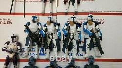 Star Wars Hunt for Grievous Custom Arc Troopers Captain Rex 11 Figure Lot