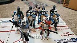 Star Wars Hunt for Grievous Custom Arc Troopers Captain Rex 11 Figure Lot