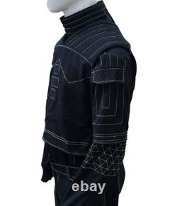 Star Wars Inspired Black 3 Piece Suit for Mandalorian events