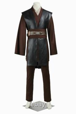Star Wars Jedi Knight Anakin Skywalker Outfits Uniform Halloween Cosplay Costume