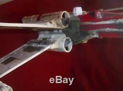 Star Wars Jek Porkins pilot, his Red 6 X-Wing Fighter and Custom R5-D8 astromech