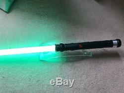 Star Wars KR/OR Qui Gon Jinn Custom Lightsaber With Nano Biscotti V3