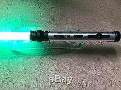 Star Wars KR/OR Qui Gon Jinn Custom Lightsaber With Nano Biscotti V3