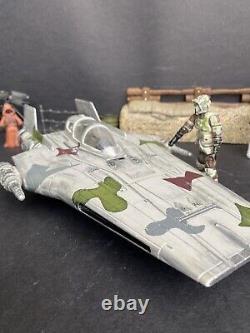 Star Wars Kashyyyk Trooper A Wing Interceptor Endor Empire Vintage Kenner Custom