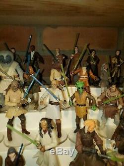Star Wars Legacy Collection KKRUHK JEDI 3.75 Loose lot over 70 rodian customs