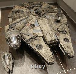 Star Wars Legacy Millennium Falcon Custom Weathered/movie Look 100% Complete