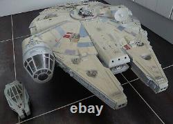 Star Wars Legacy Millennium Falcon Custom Weathered/movie Look 100% Complete