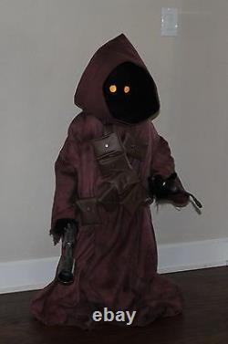 Star Wars Life Size Custom Jawa Prop (Version 3 voice chip, 8 pouches, torch)