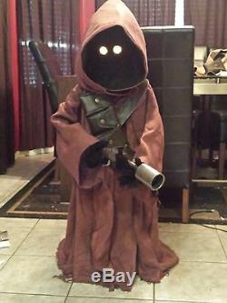 Star Wars Life Size Custom Jawa Prop (Version 3 voice chip, 8 pouches, torch)