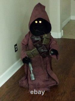 Star Wars Life Size Custom Jawa Prop (Version 3 voice chip, 8 pouches, torch)