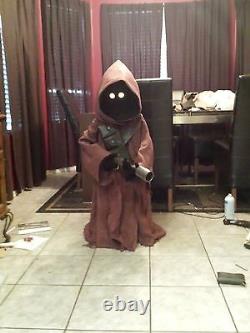 Star Wars Life Size Custom Jawa Prop (Version 3 voice chip, 8 pouches, torch)