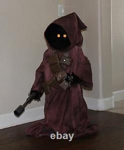 Star Wars Life Size Custom Jawa Prop (Version 3 voice chip, 8 pouches, torch)