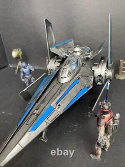 Star Wars Mandalorian V Wing Imperial Empire Endor Hoth Vintage Kenner Custom