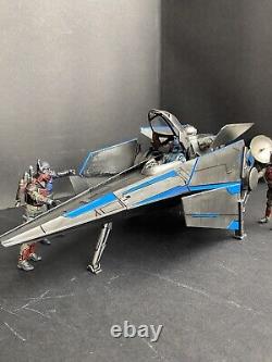 Star Wars Mandalorian V Wing Imperial Empire Endor Hoth Vintage Kenner Custom