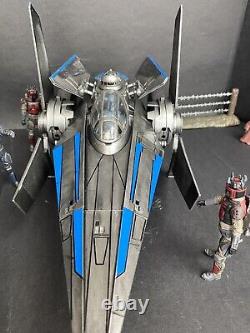 Star Wars Mandalorian V Wing Imperial Empire Endor Hoth Vintage Kenner Custom