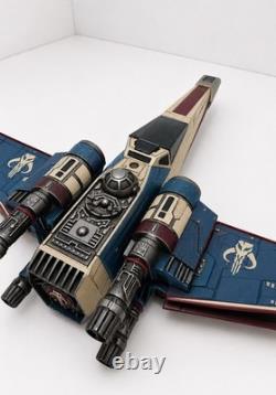 Star Wars Mandalorian X-Wing Commission Collector Artwork Vintage Kenner Custom
