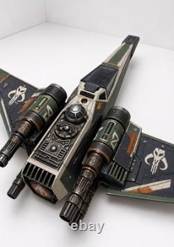 Star Wars Mandalorian X-Wing Commission Collector Artwork Vintage Kenner Custom