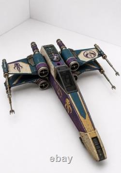 Star Wars Mandalorian X-Wing Commission Collector Artwork Vintage Kenner Custom
