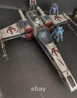 Star Wars Mandalorian X-Wing Commission Collector Artwork Vintage Kenner Custom
