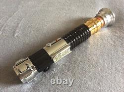 Star Wars Master Replicas Obi Wan Kenobi Lightsaber Removable Blade Custom