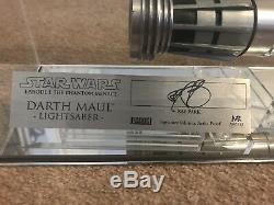 Star Wars Master Replicas Signature, Darth Maul Custom Lightsaber- Read Info