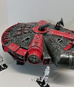 Star Wars Millenium Falcon x GI JOE Red Ninja Cobra Empire Vintage Kenner Custom