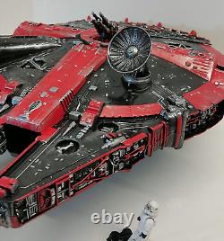 Star Wars Millenium Falcon x GI JOE Red Ninja Cobra Empire Vintage Kenner Custom