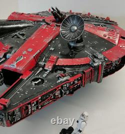 Star Wars Millenium Falcon x GI JOE Red Ninja Cobra Empire Vintage Kenner Custom