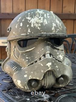 Star Wars Mimban Stormtrooper Helmet Black Series Custom Life Size Prop