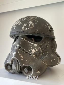 Star Wars Mimban Stormtrooper Helmet Black Series Custom Life Size Prop