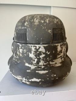 Star Wars Mimban Stormtrooper Helmet Black Series Custom Life Size Prop
