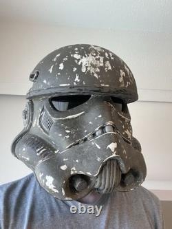 Star Wars Mimban Stormtrooper Helmet Black Series Custom Life Size Prop