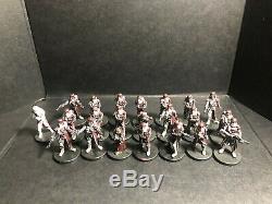 Star Wars Miniatures LOT of 22 CUSTOM Galactic Marine Army Builder Legion RPG