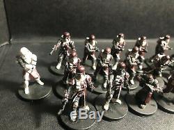 Star Wars Miniatures LOT of 22 CUSTOM Galactic Marine Army Builder Legion RPG