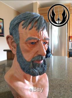 Star Wars OBI WAN KENOBI Life Size 11 Custom Painted Bust