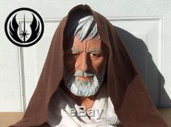 Star Wars OBI WAN KENOBI Life Size 11 Custom Painted Bust