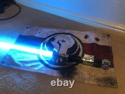 Star Wars Obi Wan Custom Lightsaber Roman Props elite inception Proffie Neopixel