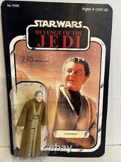 Star Wars Phil Brown Signed Custom Uncle Owen Action Figure JSA COA