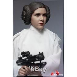 Star Wars Princess Leia Female Outfit Head sculpt Custom Set for 1/6 Figure Toy