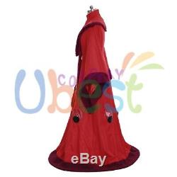 Star Wars Queen Padme Amidala Costume Cosplay Red Suit Women's Outfit